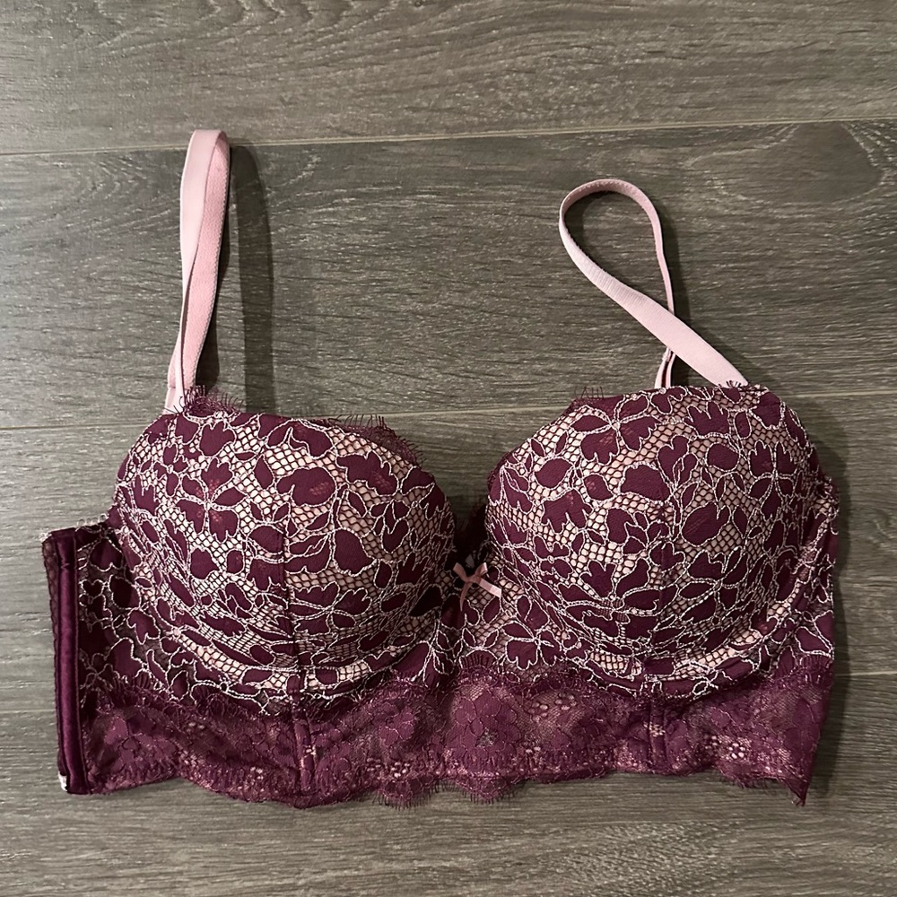 Victoria’s Secret Lace Balconette Push-Up Bra